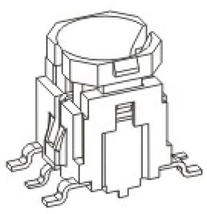 帶燈輕觸開(kāi)關(guān)R590A結(jié)構(gòu)圖